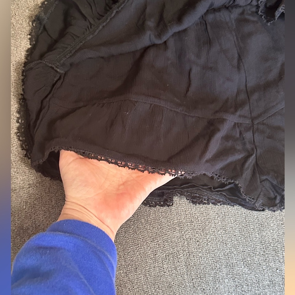 Aeropostale Black Ruffled Skirt - Picture 2 of 4